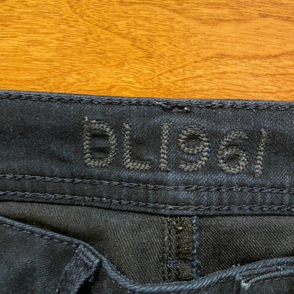 DL1961 Emma Legging Skinny Jeans Flatiron Dark Blue Stretchy - Picture 8 of 12